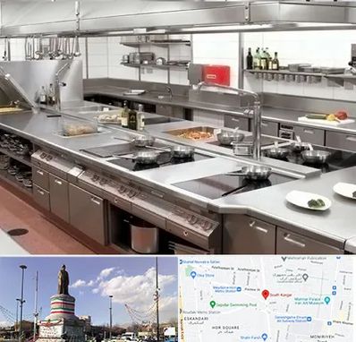 تجهیزات آشپزخانه صنعتی در کارگر جنوبی 