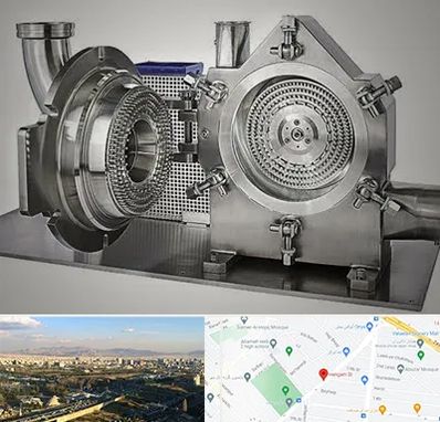 آسیاب صنعتی در هنگام 