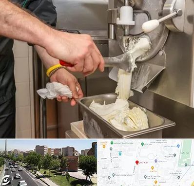 دستگاه بستنی ساز صنعتی در شهرک آزمایش 