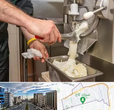 دستگاه بستنی ساز صنعتی در سعادت آباد 