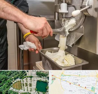 دستگاه بستنی ساز صنعتی در وکیل آباد مشهد 