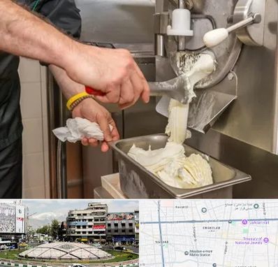 دستگاه بستنی ساز صنعتی در مرکز تهران