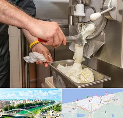 دستگاه بستنی ساز صنعتی در بابلسر