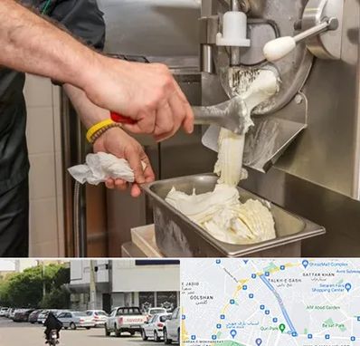 دستگاه بستنی ساز صنعتی در قدوسی شرقی شیراز 