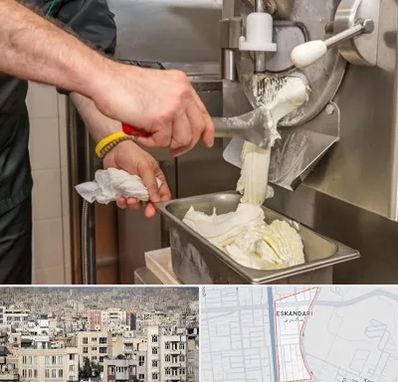 دستگاه بستنی ساز صنعتی در اسکندری