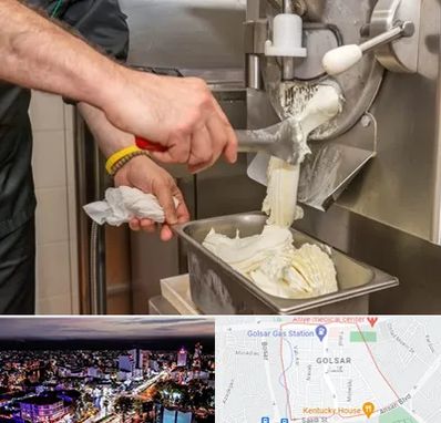 دستگاه بستنی ساز صنعتی در گلسار رشت 