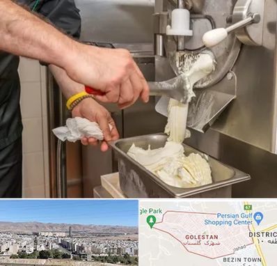 دستگاه بستنی ساز صنعتی در شهرک گلستان شیراز 