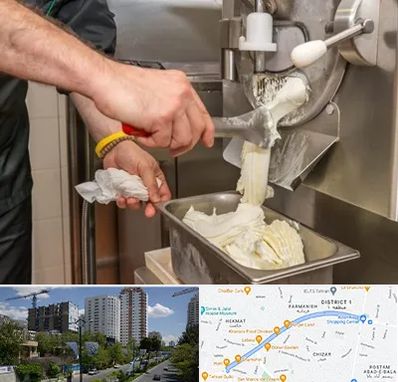 دستگاه بستنی ساز صنعتی در اندرزگو 