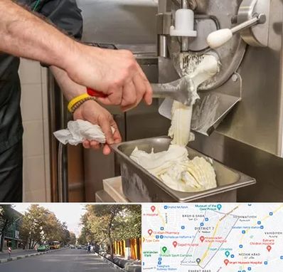 دستگاه بستنی ساز صنعتی در شریعتی 