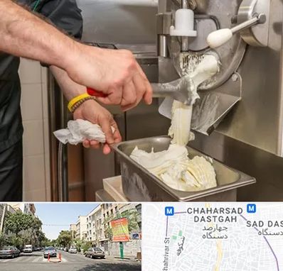 دستگاه بستنی ساز صنعتی در چهارصد دستگاه 