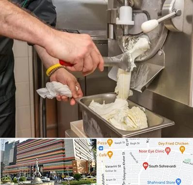 دستگاه بستنی ساز صنعتی در سهروردی 