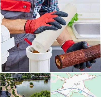 تعویض فیلتر تصفیه آب در لنگرود