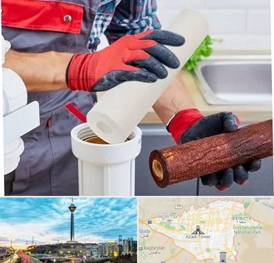 تعویض فیلتر تصفیه آب در تهران