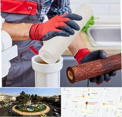 تعویض فیلتر تصفیه آب در هفت حوض 