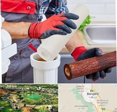 تعویض فیلتر تصفیه آب در بروجرد