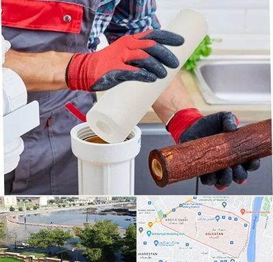 تعویض فیلتر تصفیه آب در گلستان اهواز 