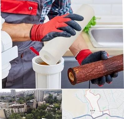 تعویض فیلتر تصفیه آب در اوین