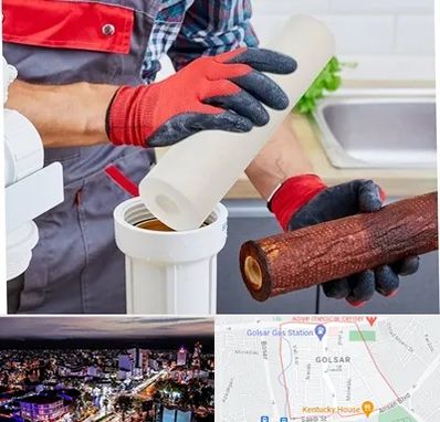 تعویض فیلتر تصفیه آب در گلسار رشت 