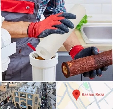 تعویض فیلتر تصفیه آب در بازار رضا مشهد