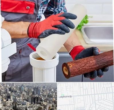 تعویض فیلتر تصفیه آب در جیحون
