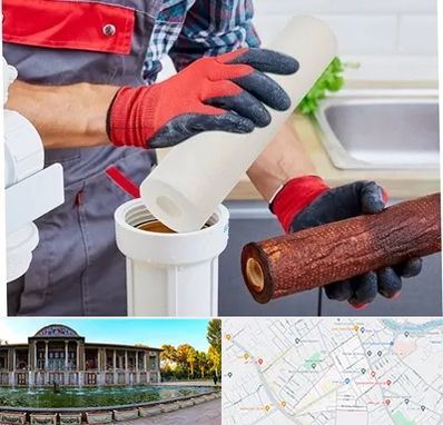 تعویض فیلتر تصفیه آب در عفیف آباد شیراز 