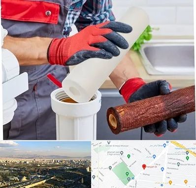 تعویض فیلتر تصفیه آب در هنگام 