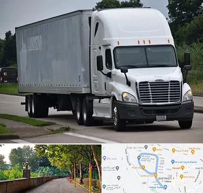 اتوبار در فلکه گاز رشت