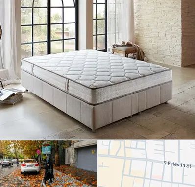 عمده فروشی تشک در خیابان فلسطین