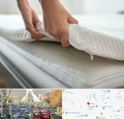 تعمیر تشک در خیابان آزادی 