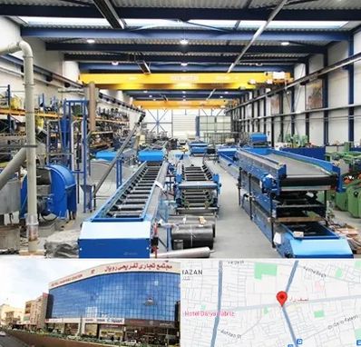 تولید کننده ماشین آلات صنعتی در نصف راه تبریز