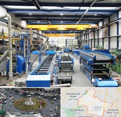 تولید کننده ماشین آلات صنعتی در فردیس کرج 