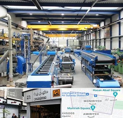 تولید کننده ماشین آلات صنعتی در منیریه 