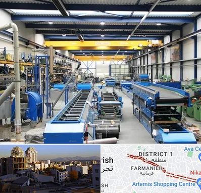 تولید کننده ماشین آلات صنعتی در فرمانیه 