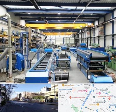 تولید کننده ماشین آلات صنعتی در خیابان ملاصدرا شیراز 