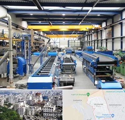 تولید کننده ماشین آلات صنعتی در ولنجک 