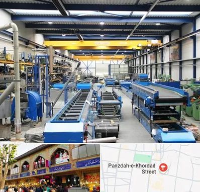 تولید کننده ماشین آلات صنعتی در 15 خرداد