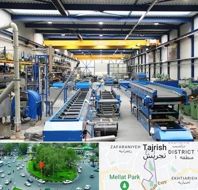 تولید کننده ماشین آلات صنعتی در تجریش 