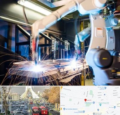 تولید قطعات صنعتی در خیابان آزادی 