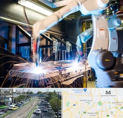 تولید قطعات صنعتی در جنوب تهران 