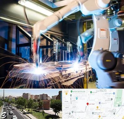 تولید قطعات صنعتی در شهرک آزمایش 