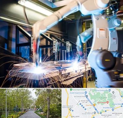 تولید قطعات صنعتی در قدوسی غربی شیراز 