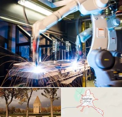 تولید قطعات صنعتی در تویسرکان