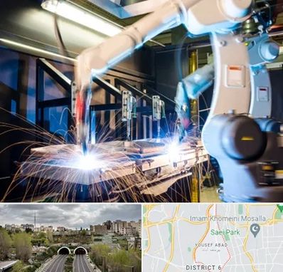 تولید قطعات صنعتی در یوسف آباد 