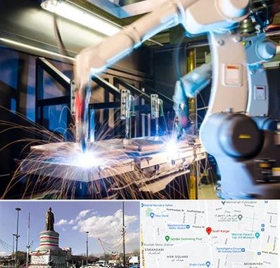 تولید قطعات صنعتی در کارگر جنوبی 