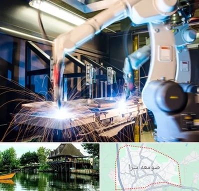 تولید قطعات صنعتی در صومعه سرا