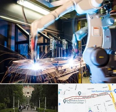 تولید قطعات صنعتی در بلوار معلم رشت 