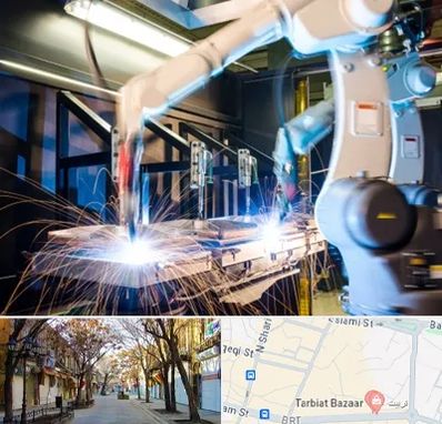 تولید قطعات صنعتی در تربیت تبریز