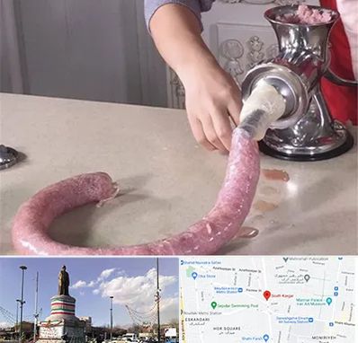 دستگاه سوسیس ساز در کارگر جنوبی 