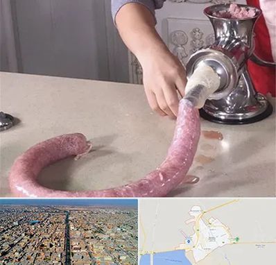دستگاه سوسیس ساز در بندر ماهشهر