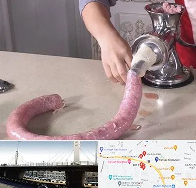 دستگاه سوسیس ساز در پارک وی 